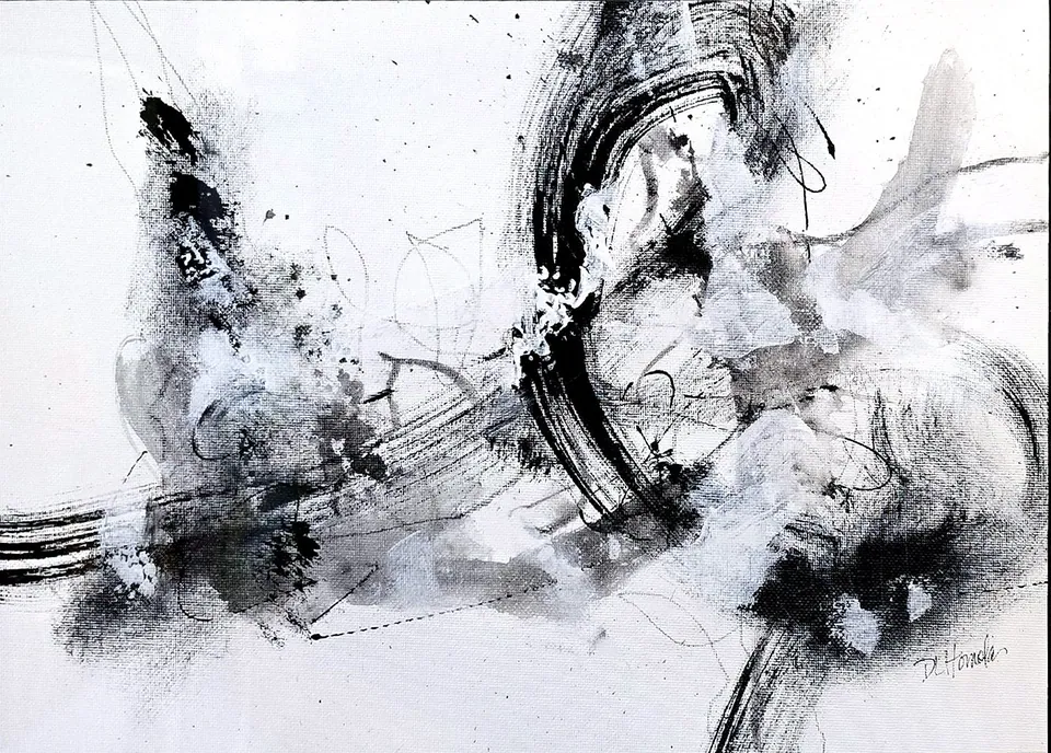 Equality, abstract painting by Debbi Homola