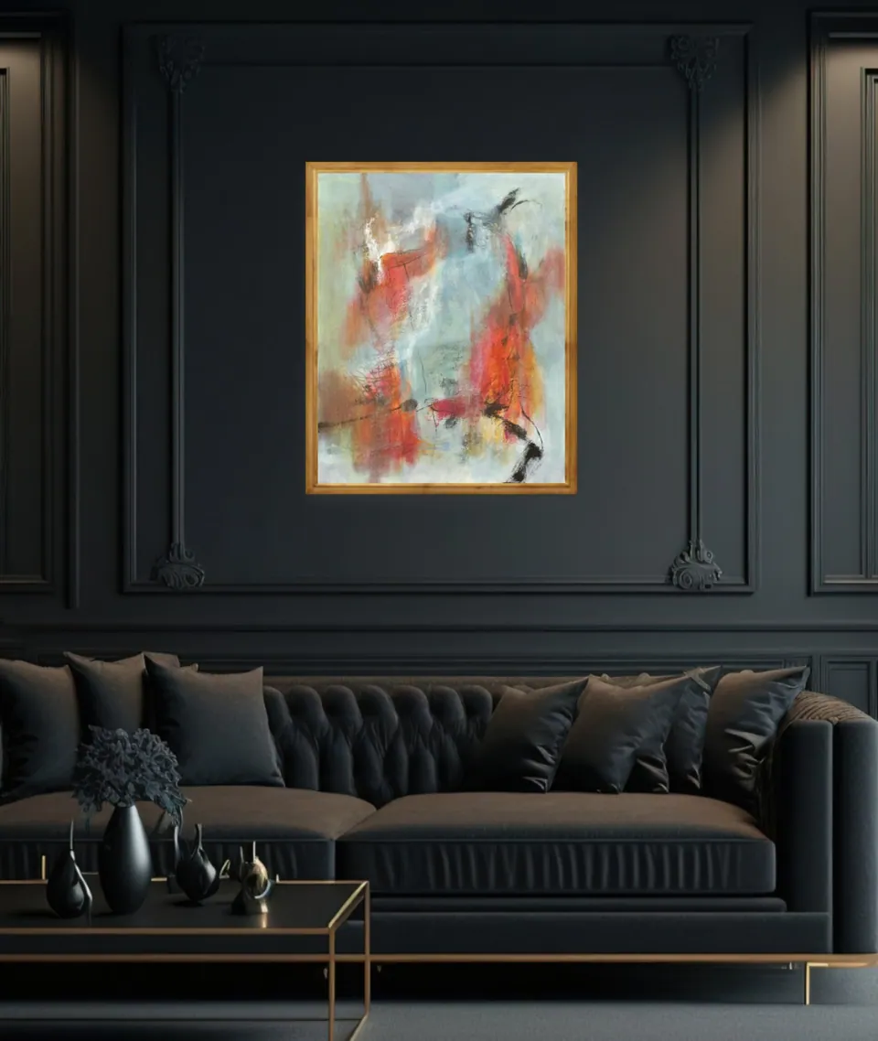 Moonlight Dance by Debbi Homola, shown in a room setting