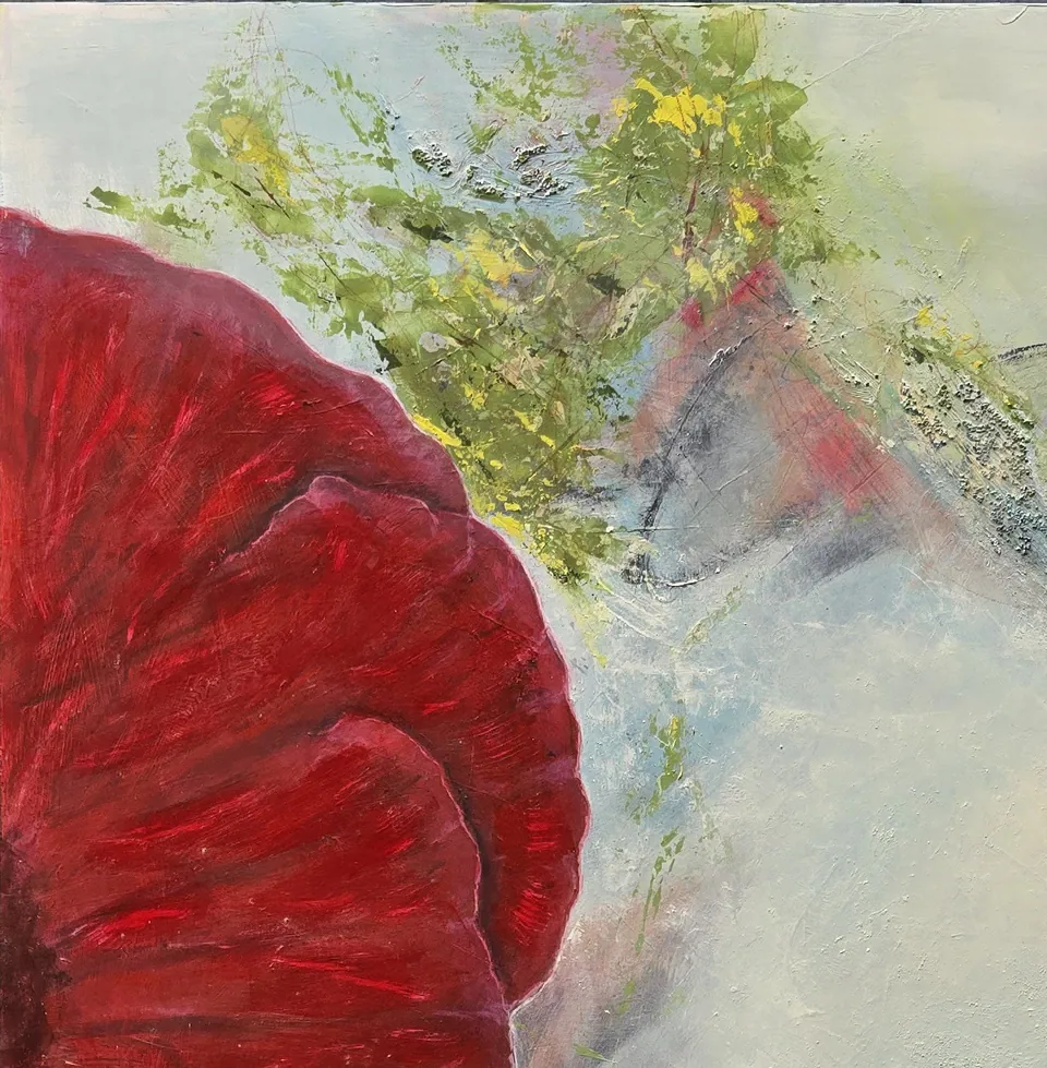 Close-up of Summer's Last Bloom by Debbi Homola
